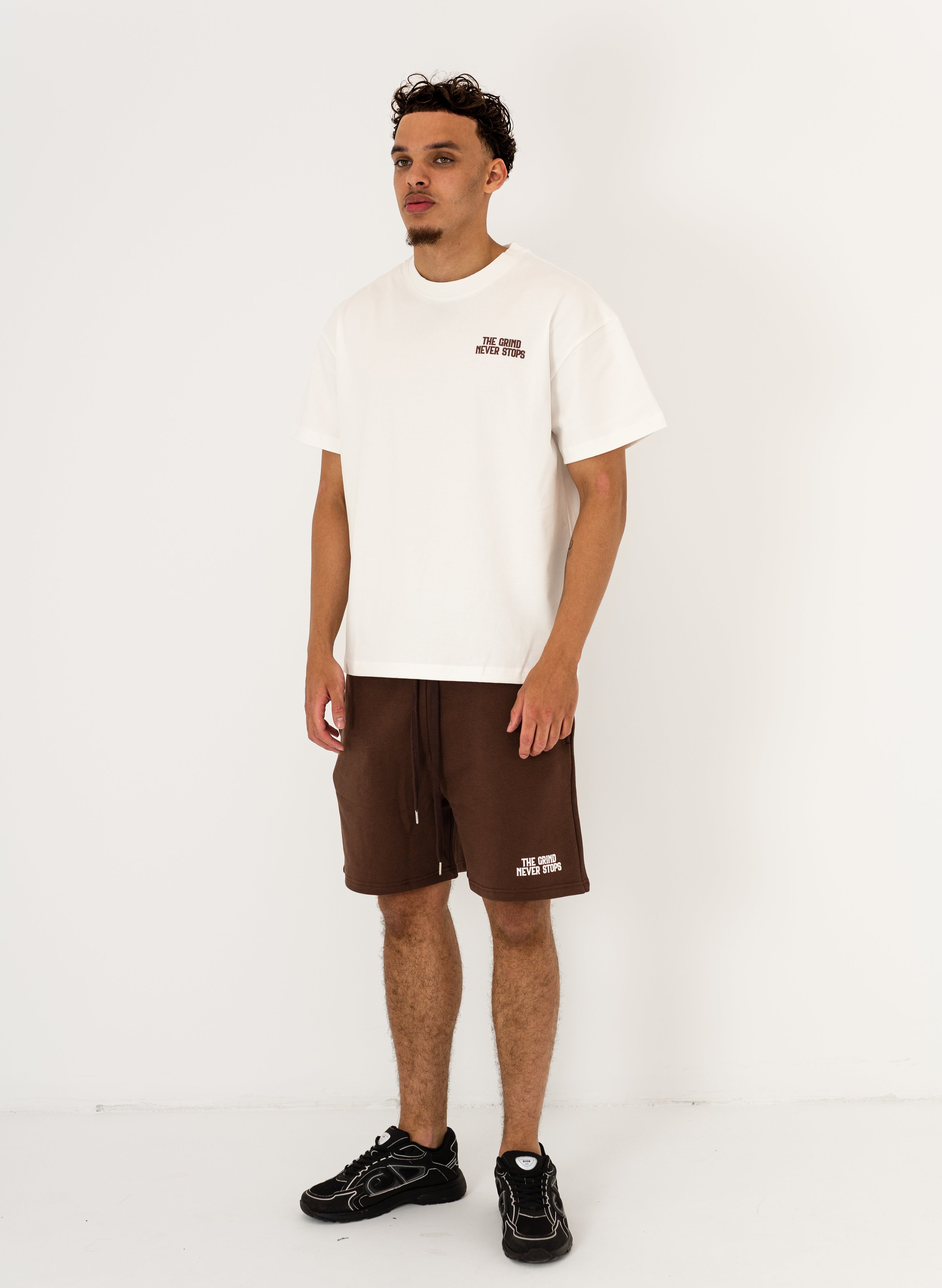 TGNS SUMMER SET BROWN/OFF WHITE