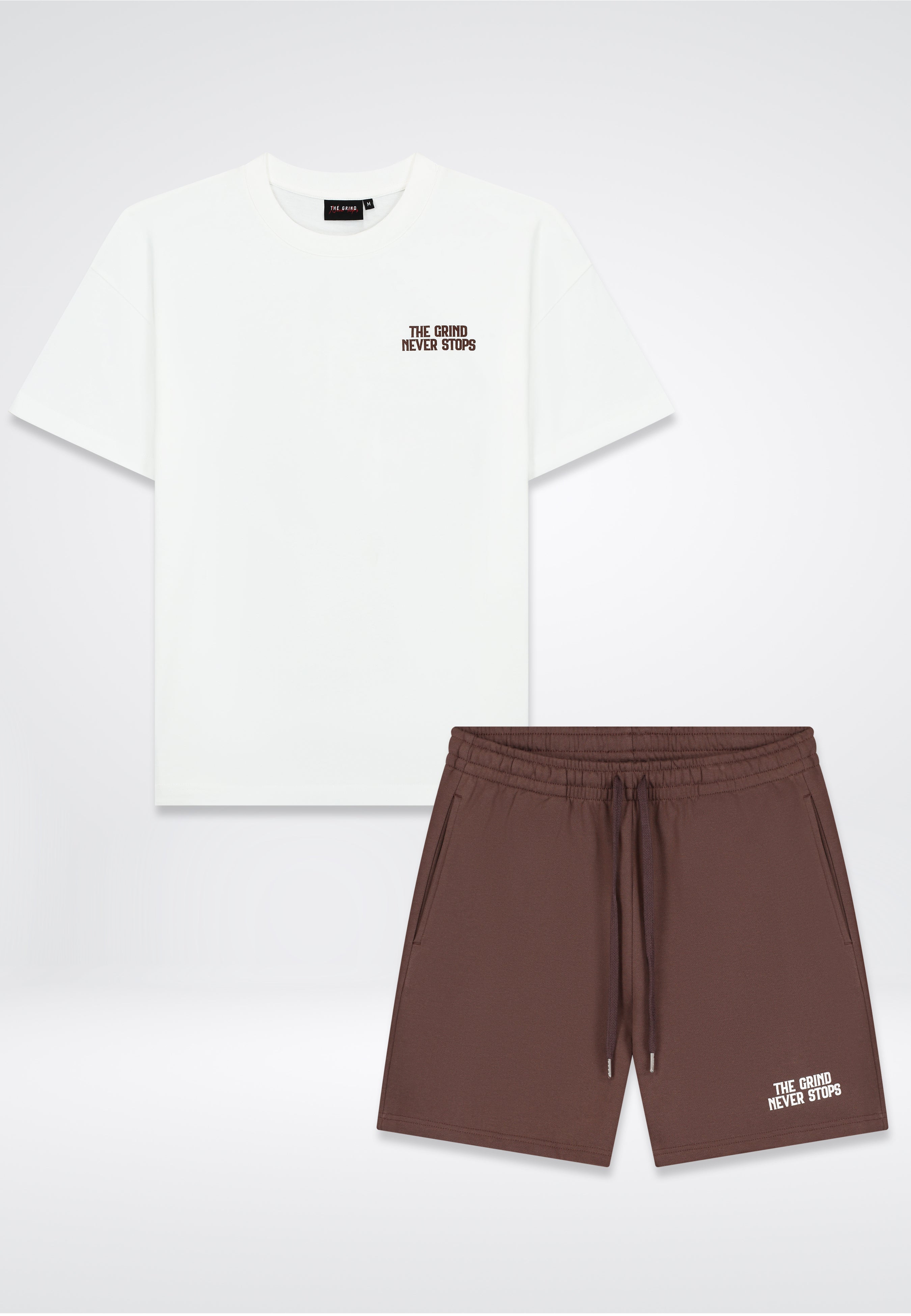 TGNS SUMMER SET BROWN/OFF WHITE